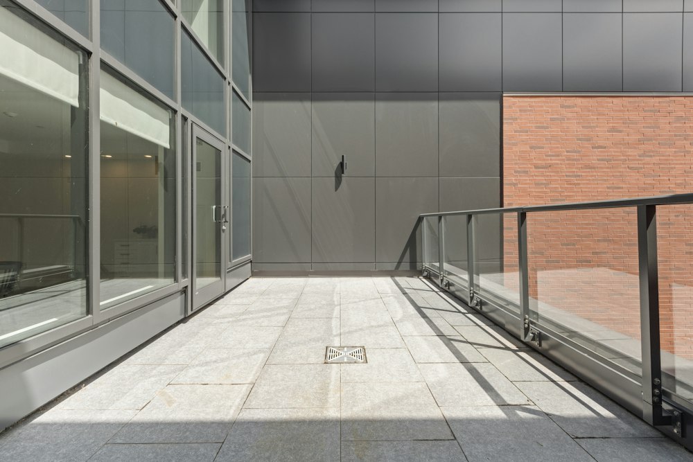 Detalhes de vidro na arquitetura contemporânea